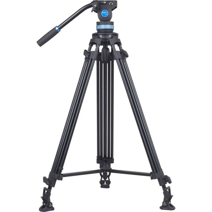 Sirui SH25 Trepied Video Tripod cu Fluid Head AM-25S, 190 cm Aluminiu, DSLR, incarcare 10 kg