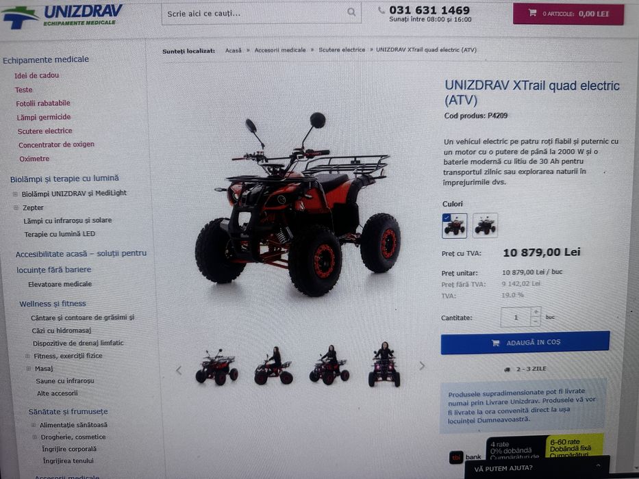 Atv electric 2000w