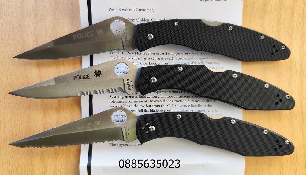 Сгъваем нож Spyderco Police 4