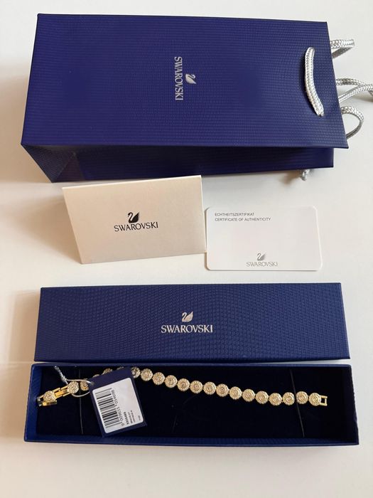 Vand bratara Swarovski angelic gold