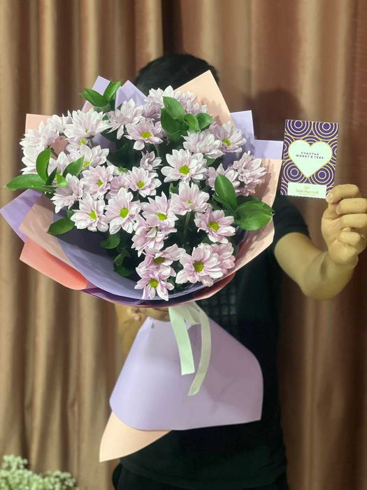 Цветы Розы,тюльпаны Букеты  Доставка Шымкент