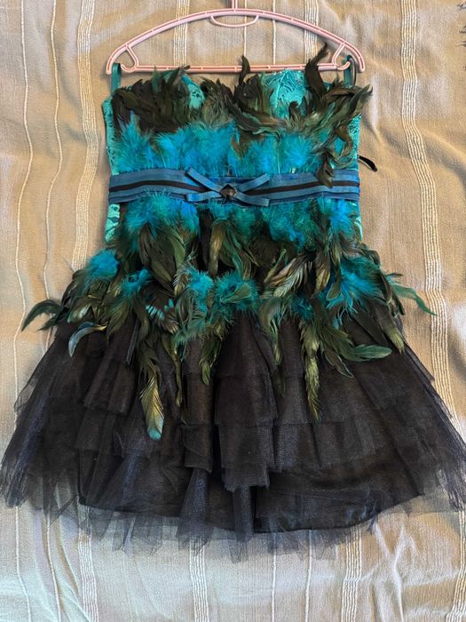 Ръчно шит комплект корсет с пола