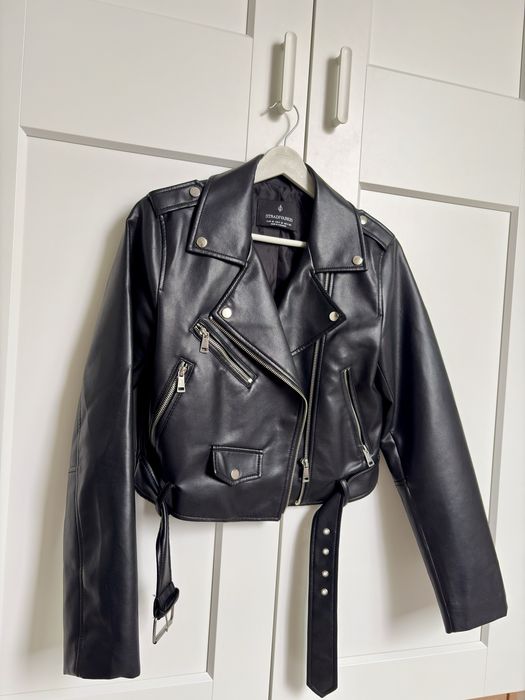 Кожено яке Stradivarius