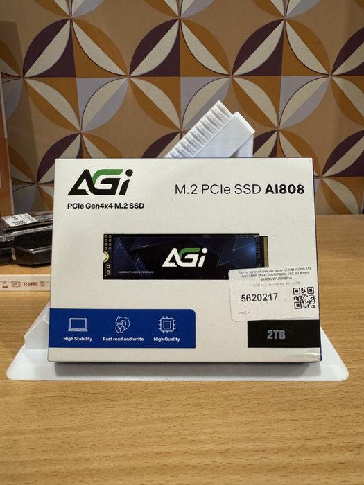 2TB M2 NVMe PCIe 4x4 SSD (твердотельный накопитель/ССД диск)новый 2 ТБ