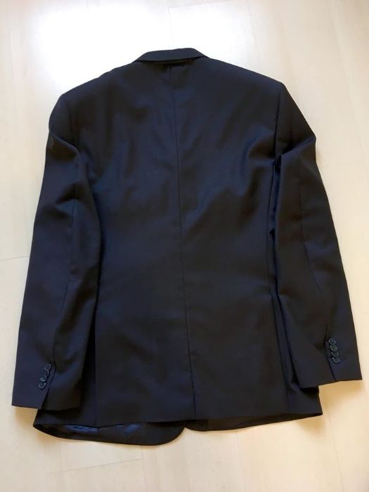 Costum din stofă de lână, made in Italy, măsura 56