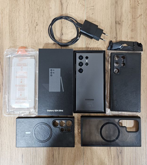 Samsung Galaxy S24 Ultra, Dual SIM, 12GB RAM, 256GB, 5G, Titanium Black