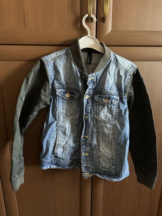 Джинсовая куртка унисекс benetton