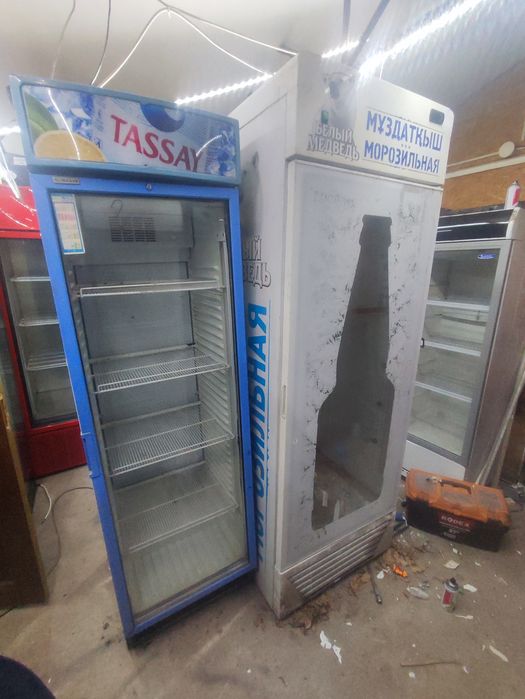 Холодильники стеклянные