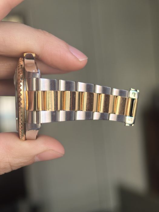 Rolex 16713 GMT Master 2 Root Beer 18K Gold/Steel