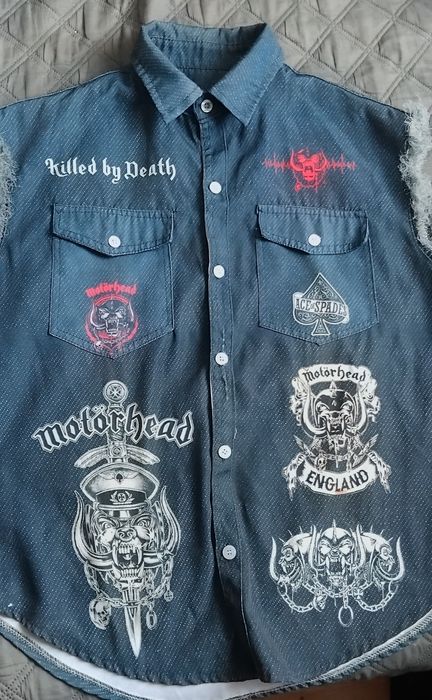 Риза без ръкави,с уникален принт на MOTORHEAD