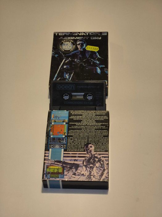 Terminator 2 complet - joc Commodore de colecție pe casetă