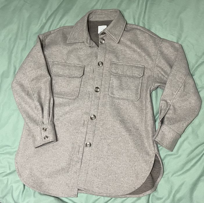 Теплая рубашка H&M