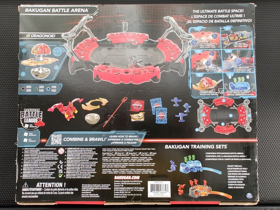 Бакуган арена Spin Master Bakugan с топче Special Attack Dragonoid