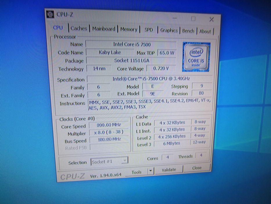 Гейм i5-7500, 16GB с  RX1660Super ,  120GB SSD, 500B HDD
