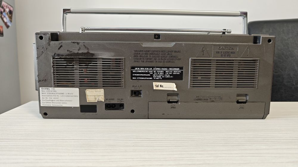 Radiocasetofon Sanwa 7096,Santo, Siemens