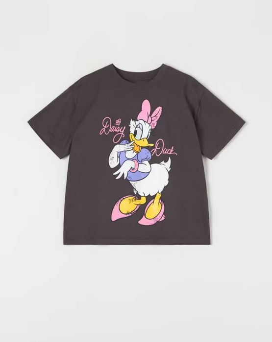 Дамска тениска Sinsay Stich / Daisy Duck , Къс плетен топ Sinsay