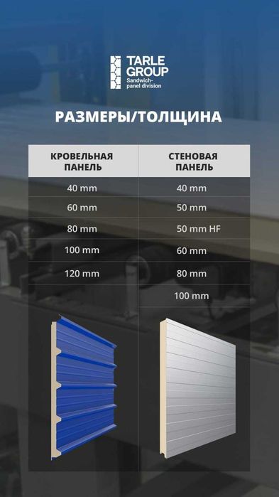 Сэндвич панели от производителя