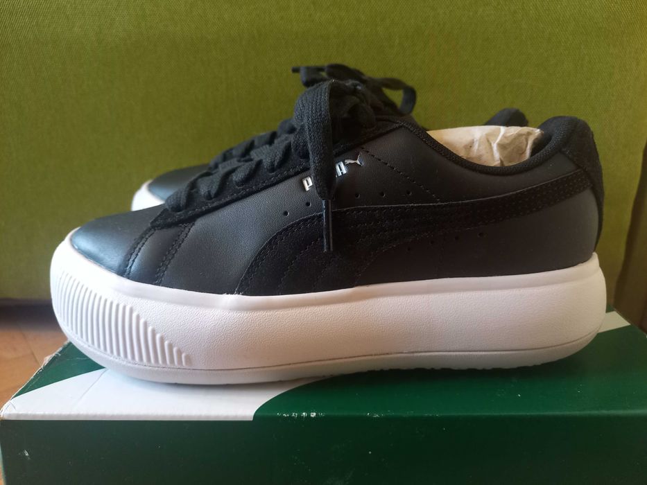 Дамски, нови, обувки Puma Suede, естествена кожа,36, 1/2 номер