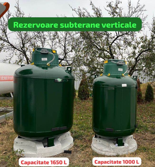 Rezervor GPL subteran vertical 1000 L