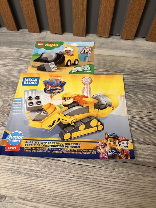 Конструктор Lego Duplo, Playmobile, Mega Block Paw Patrow