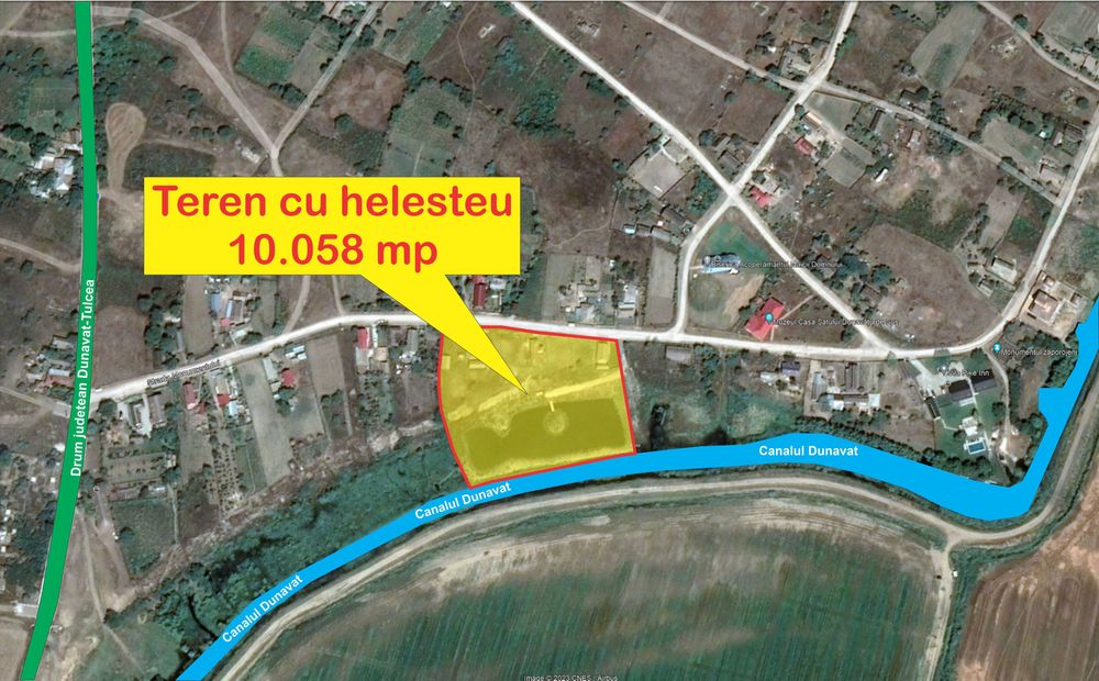 Teren spectaculos în Delta Dunării – ideal pentru complex turistic