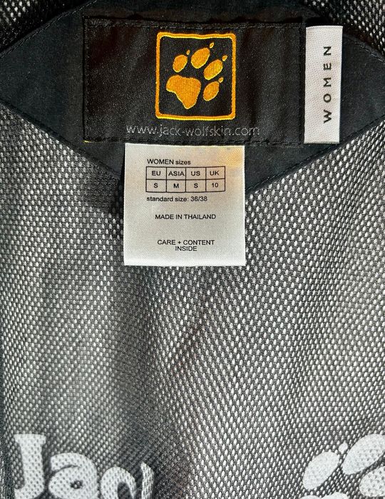 Geacă Impermeabilă Jack Wolfskin Texapore - Damă S (36/38) -Portocalie