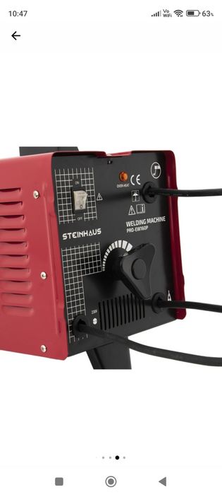 Aparat de sudură Steinhaus PRO-EW160P, 160A, cu transformator