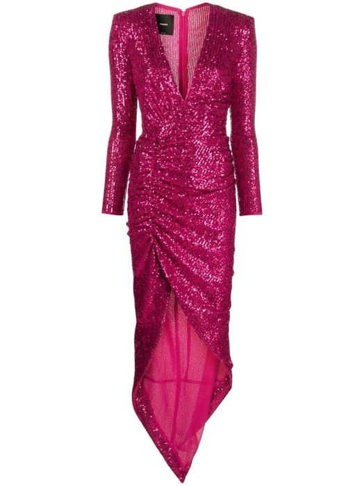 Официална рокля с пайети Pinko