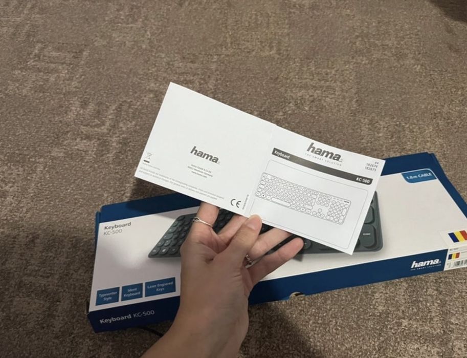 Tastatura noua cu fir HAMA KC-500
