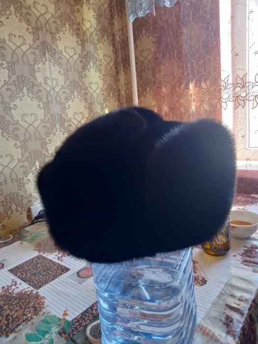 Норковая мужская шапка