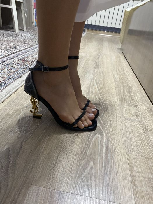 Ysl черные туфли