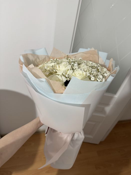 Свежий букет из роз