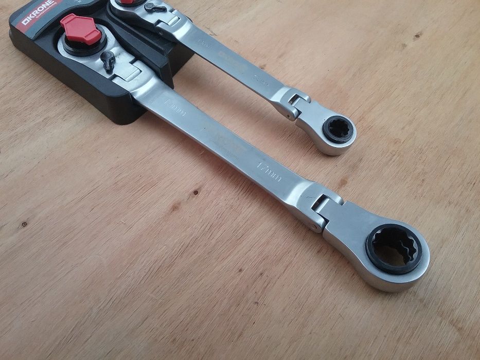 Krone - Set 2chei inelare cu clichet articulate , Cr-V , 4in1