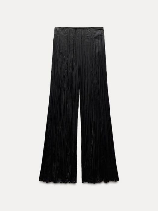 Брюки плисе, zara