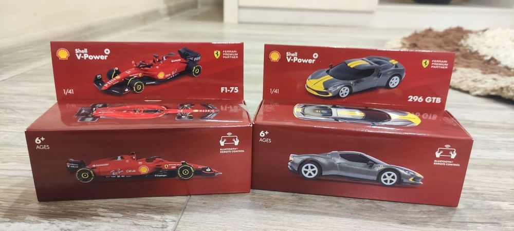 Колички шел F1-75 и 296 GTB