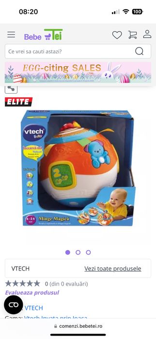 Vand mingea vtech