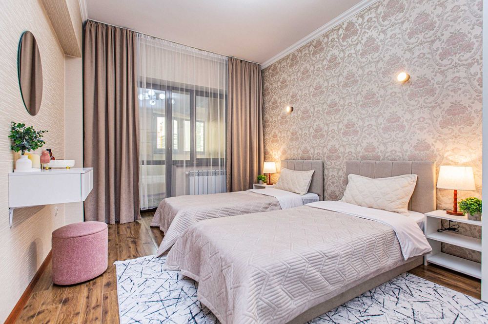 3-ком квартира Bayhouse в ЖК Арай для 8-и гостей