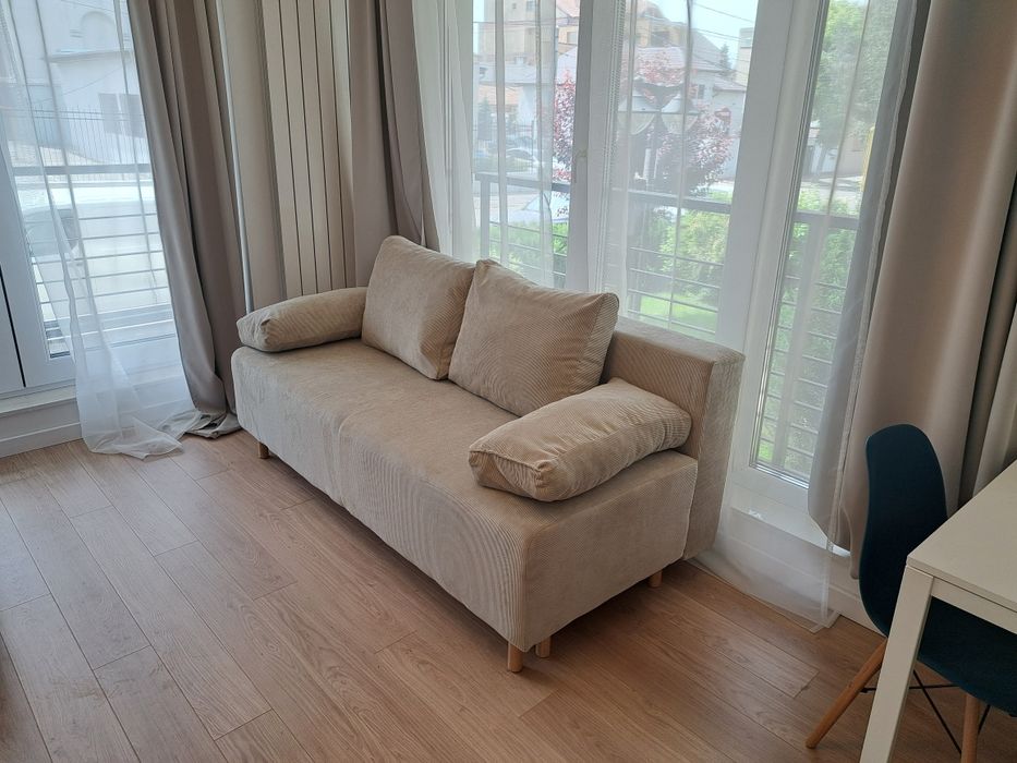 Canapea Extensibilă 3 locuri CANDY, cu ladă de depozitare, 190x95x100