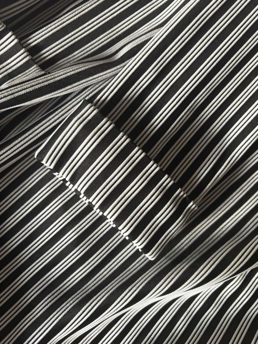 Sacou/Blazer lejer cu dungi alb negru