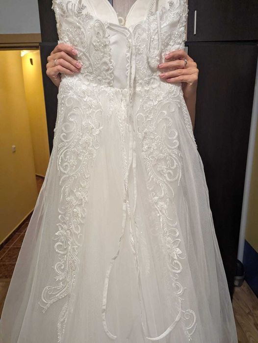 Булчинска рокля + воал купувана  от Асеновград