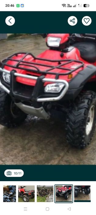 Piese ATV Honda trx 500,400,350,250.