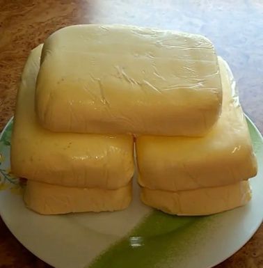 Домашние сливочное масло