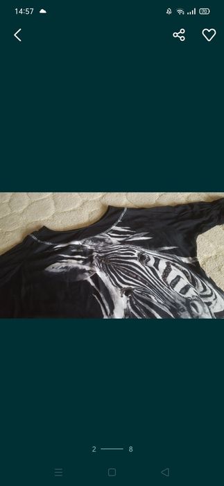 Туника зебра и черна риза