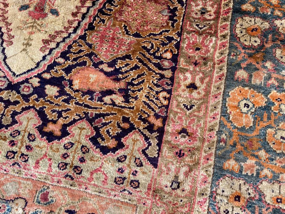 covor matase rugaciune turc Kayseri model Ghiordes mihrab  178 x 118cm