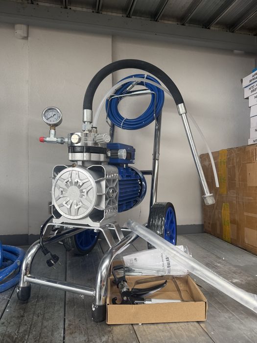 Pompa airless 220v 4,9kw vopsit completa furtun pistol diuza noua