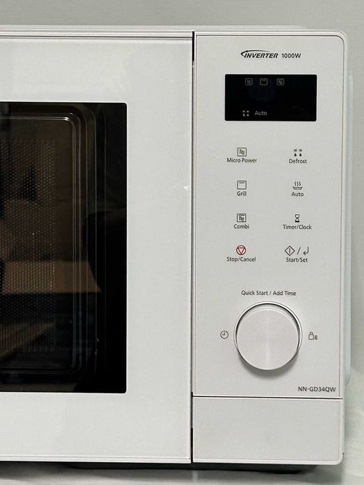 НОВА Инверторна микровълнова с грил Panasonic NN-GD34QWEPG  с гаранция