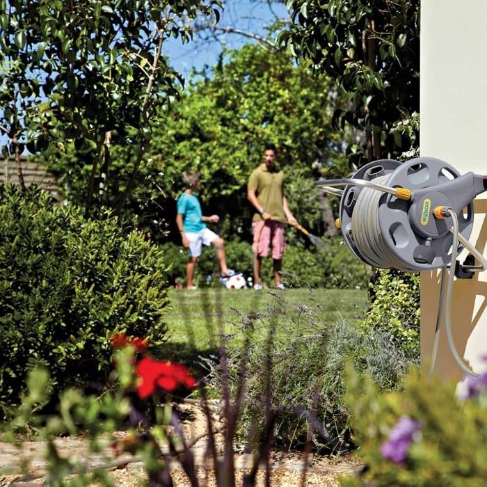 Механическая катушка со шлангом 2 в 1 HoZelock HoseReel 50m