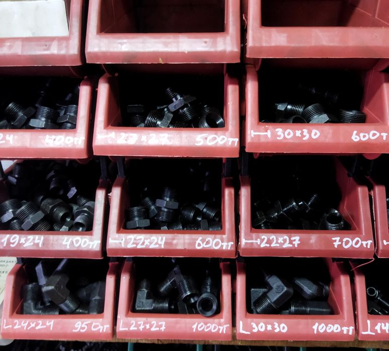 Штуцер РВД, уголок, тройник