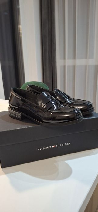 Pantofi din piele naturala Tommy Hilfiger