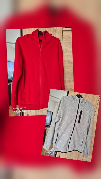 Hanorac Glugă și Fermoar